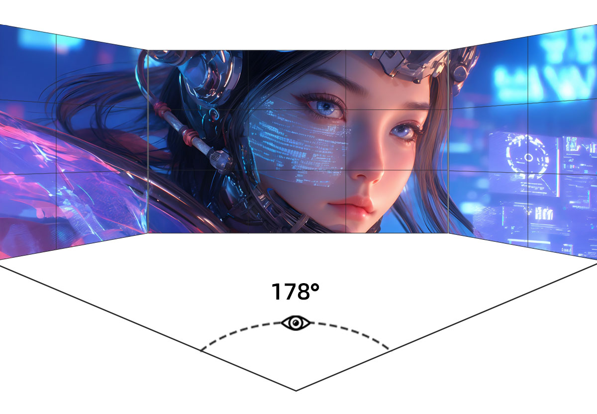 0.88mm ultra-narrow LCD splicing screen