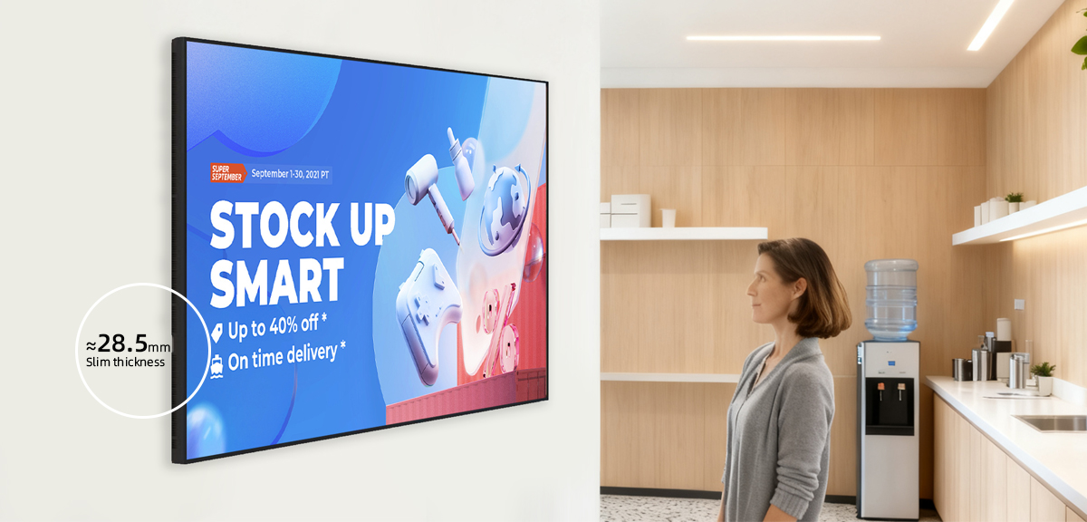 E6 超薄型不可視デジタル サイネージ