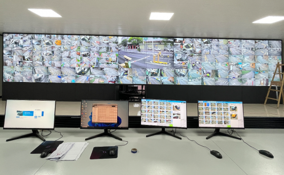 Chashan Town Smart Monitoring Center Video Wall Case