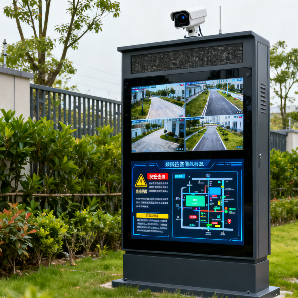 Outdoor Security Digital Signage