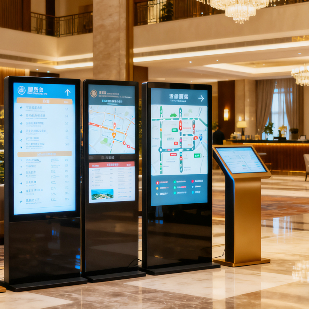 Smart reception information screen