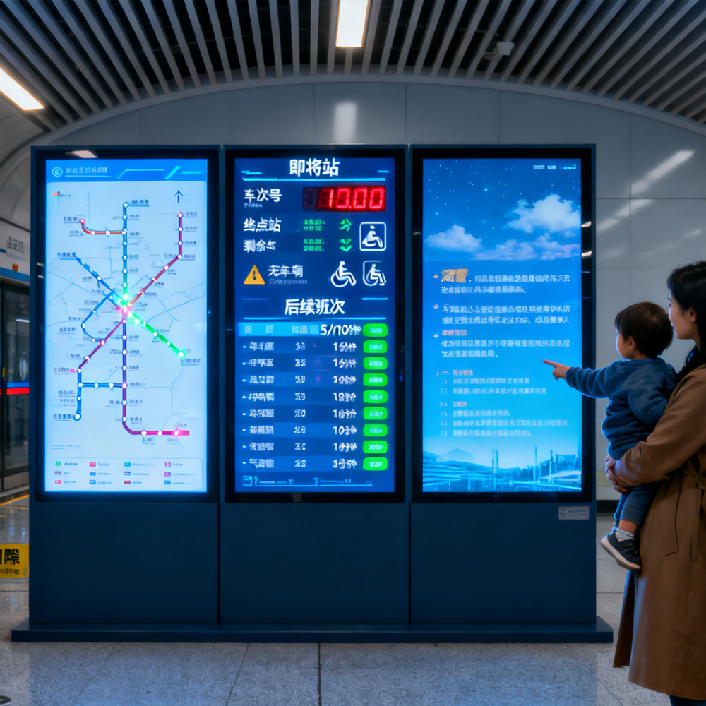 Subway information display system