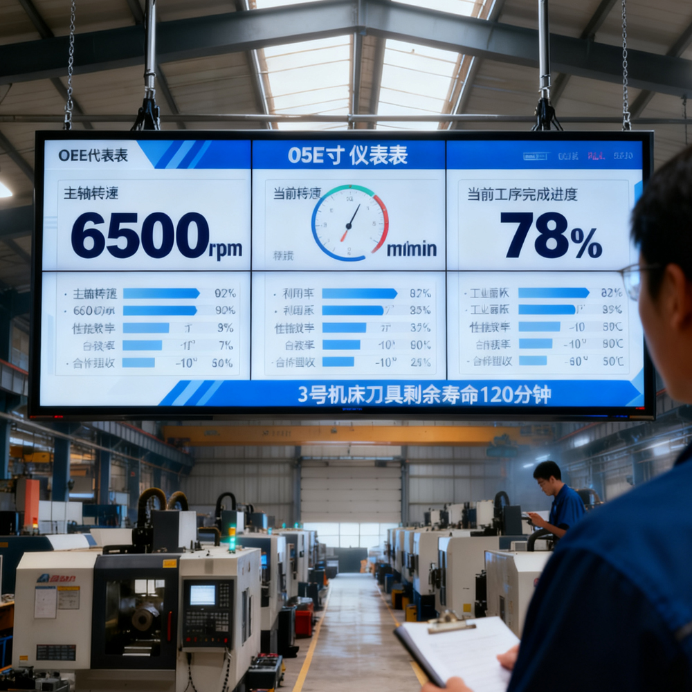 Workshop digital signage