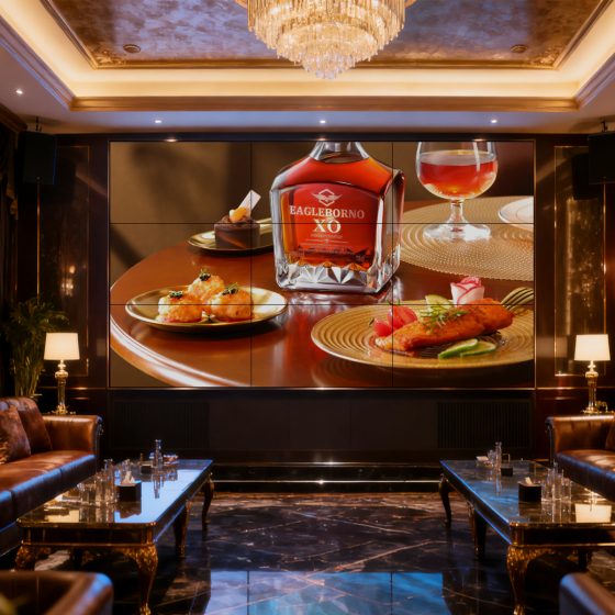 Shenzhen Luxury Club Room Splicing Screen Project